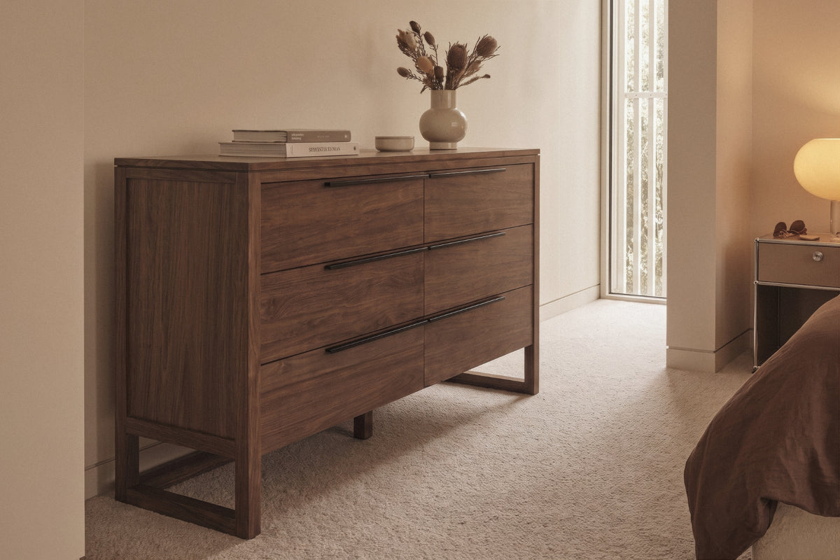 Larik 6 Drawer Chest - FSC Recycled Teak