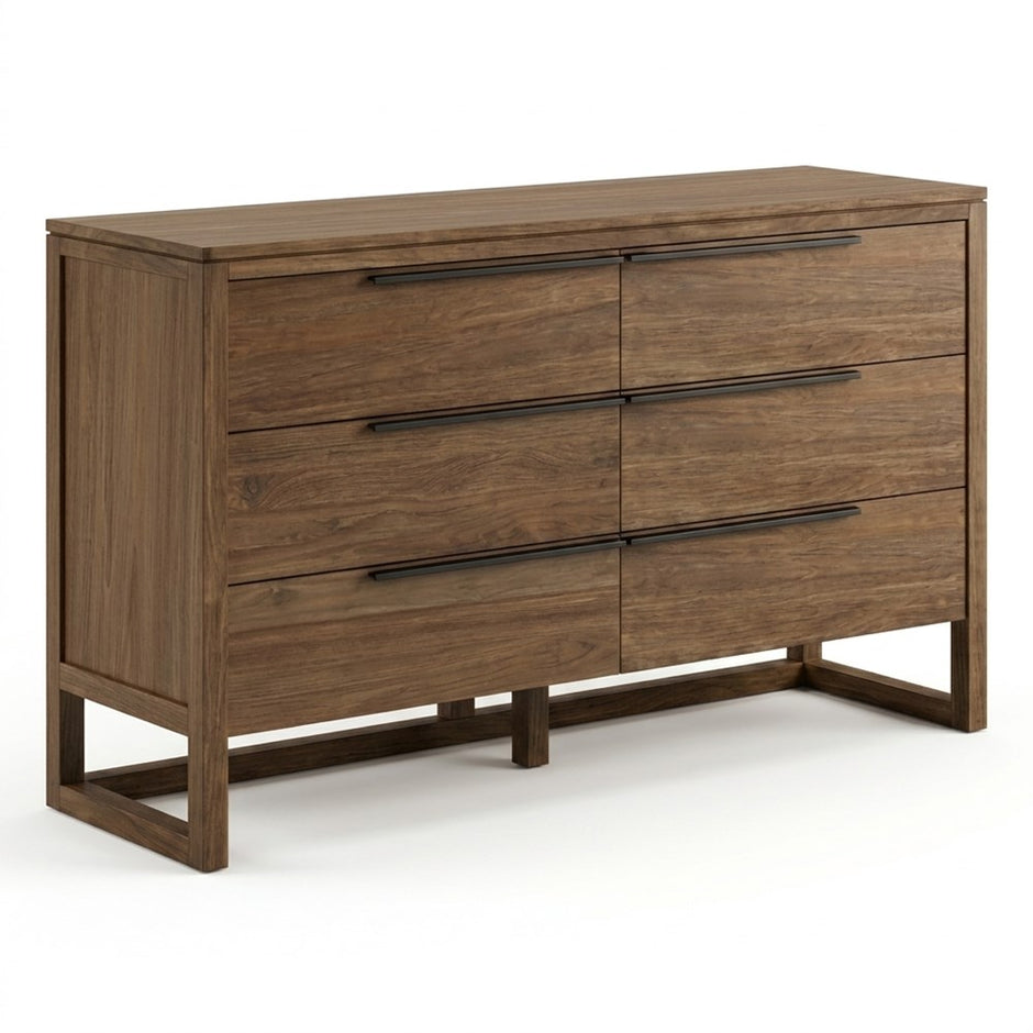 Larik 6 Drawer Chest - FSC Recycled Teak