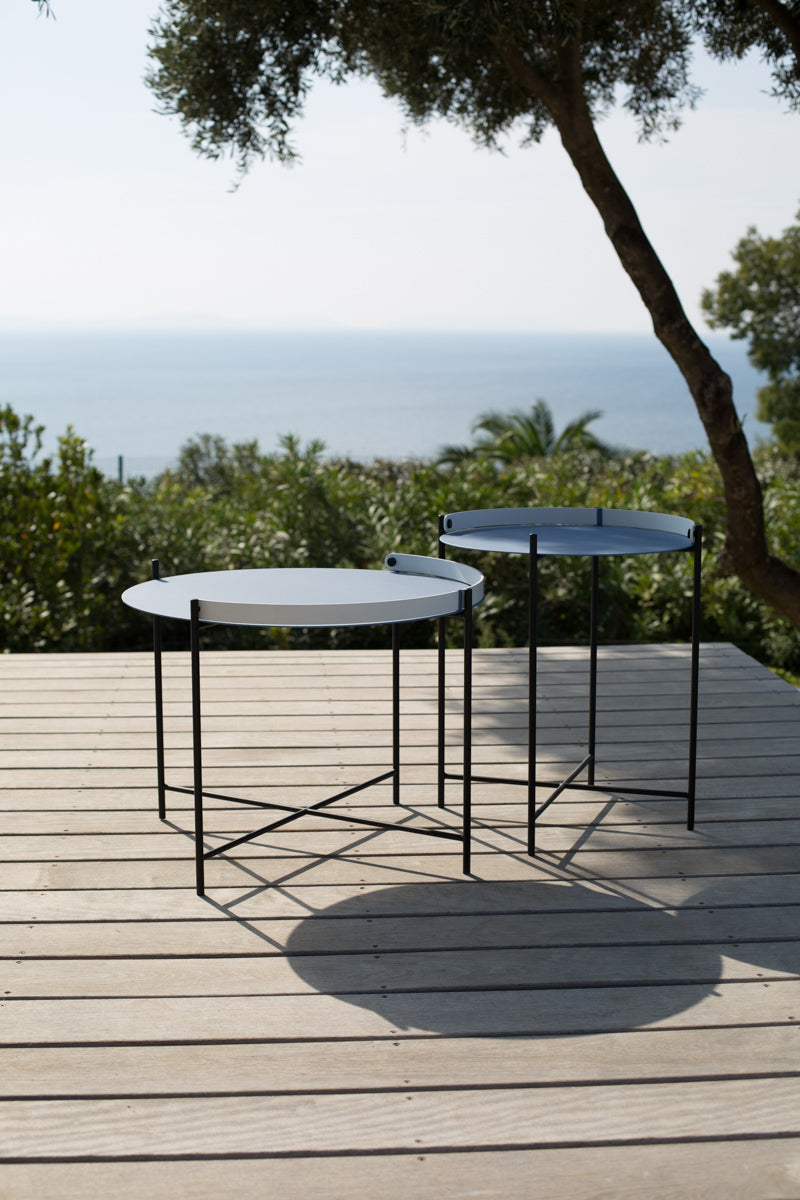 Edge Tray Table - Pigeon Blue Large