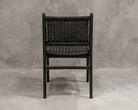 ELE102_4 Black Woven Back Chair