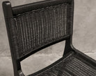 ELE102_6 Black woven chair detail
