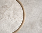 ELE114 table top with marble and wood detail