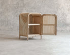 ELE118_3 wooden cabinet with open door
