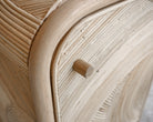 Vintage rattan cabinet detail (ELE118_6)