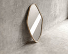 ELE126_2 Mirror leaning against concrete wall