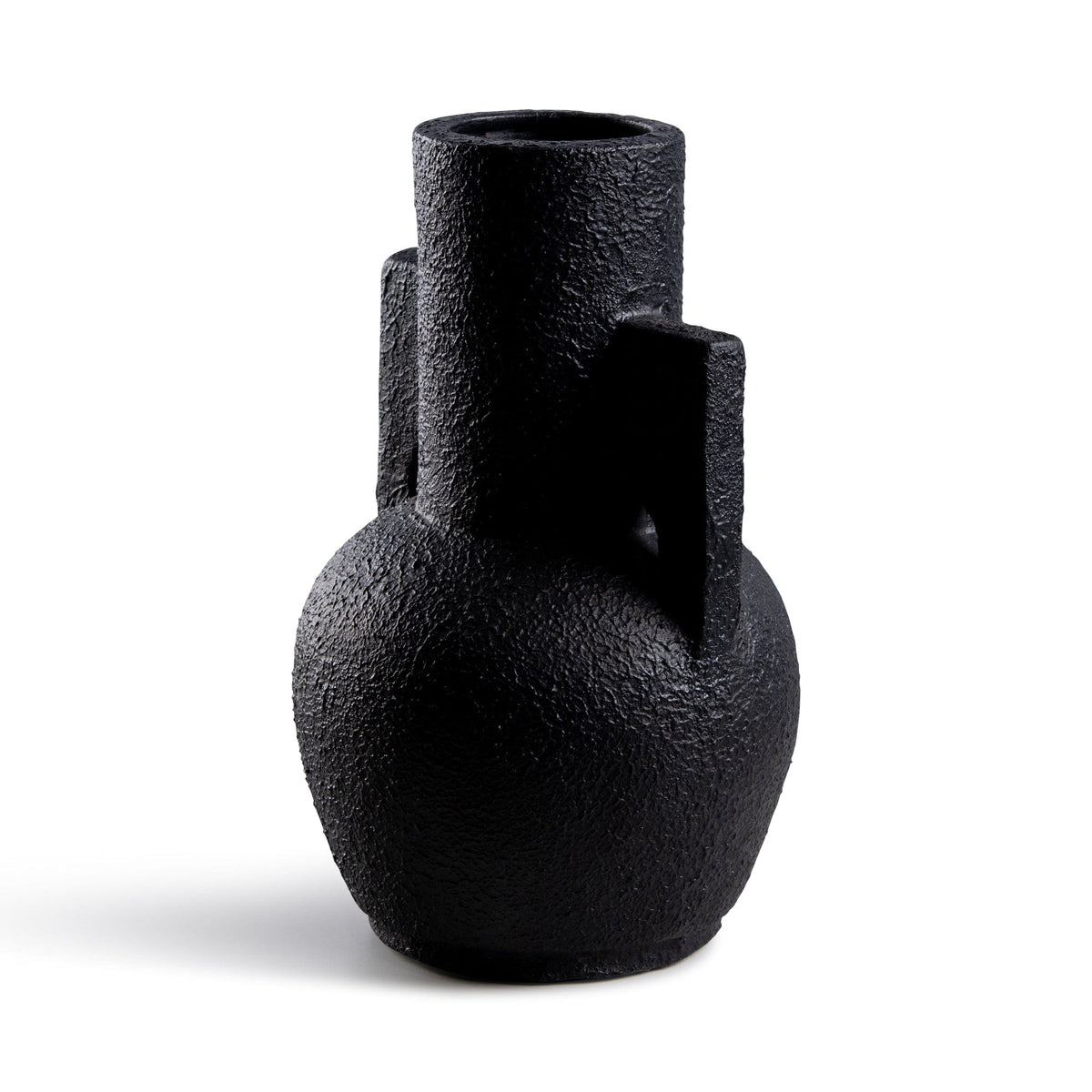 ELE132__5 Black Textured Vase