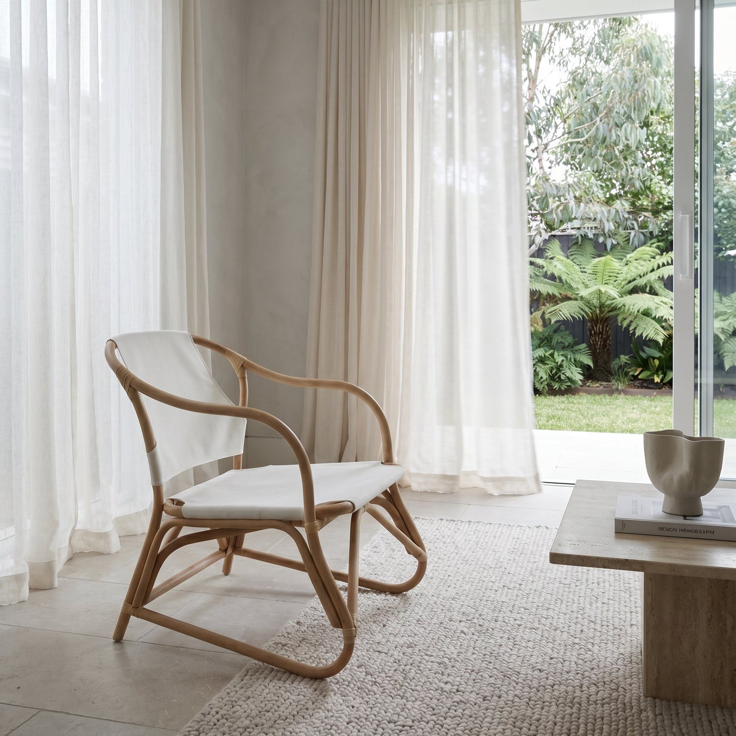 Coastal Lounge Chair in Melbourne Home