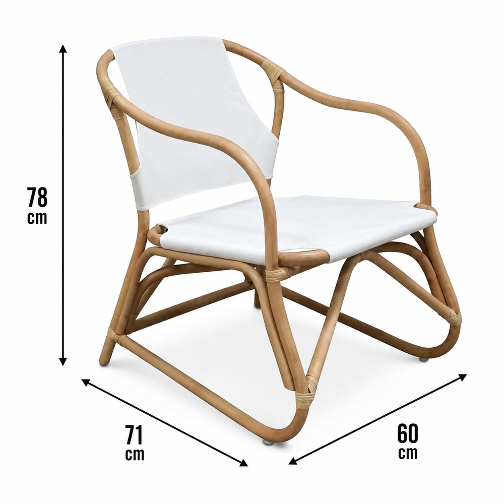 Size chart of Cordoba Lounge Chair