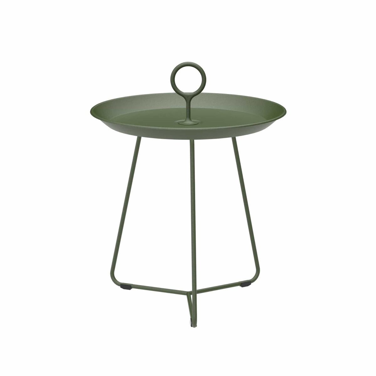 Olive green small eyelet tray table
