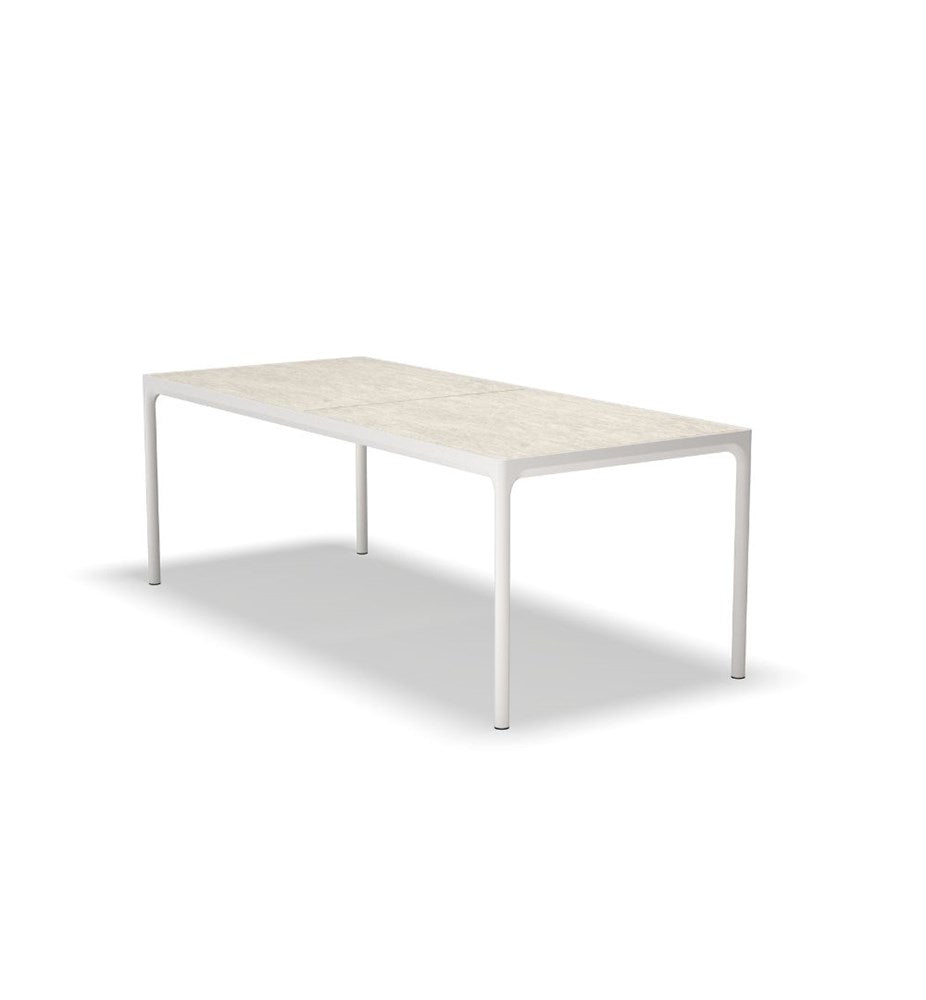 FOUR Ceramic table, 210x90 cm - Beige