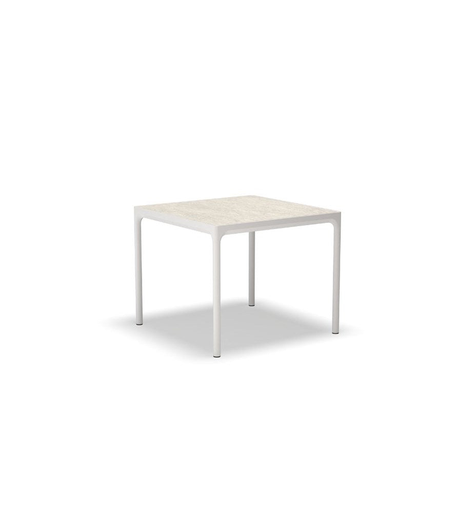 FOUR Ceramic table, 90x90 cm - Beige