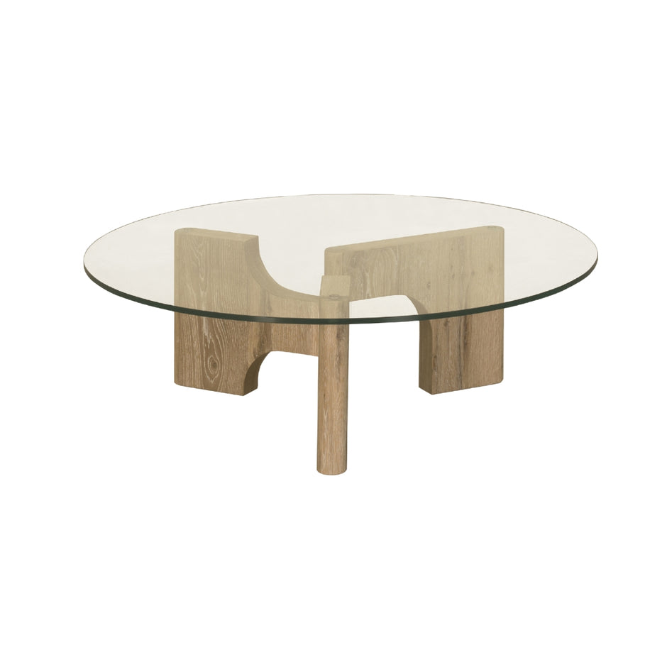 Floema Coffee Table with glass top