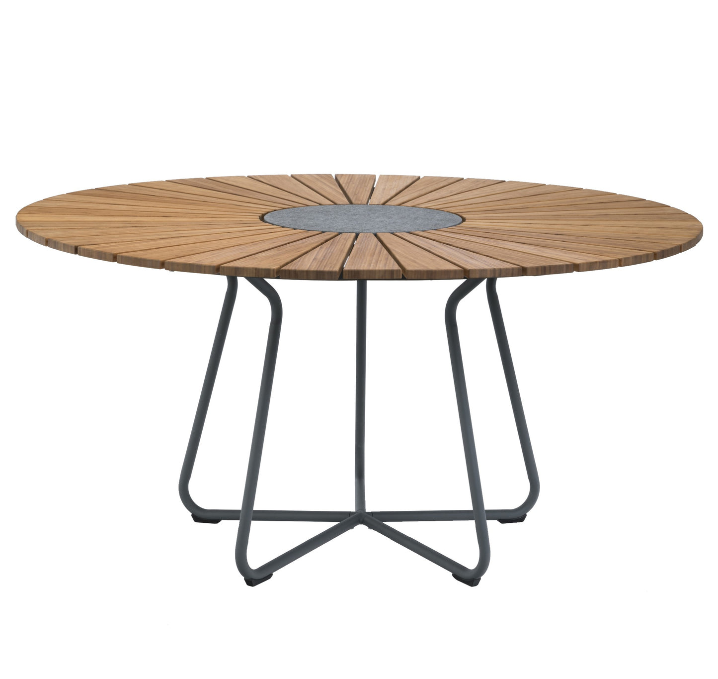 Circle Dining Table - Bamboo | Grey 150(CM)