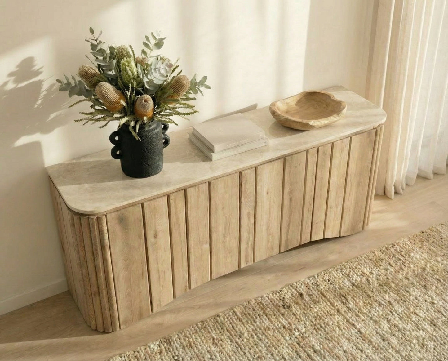 Calibre Sideboard with marble top
