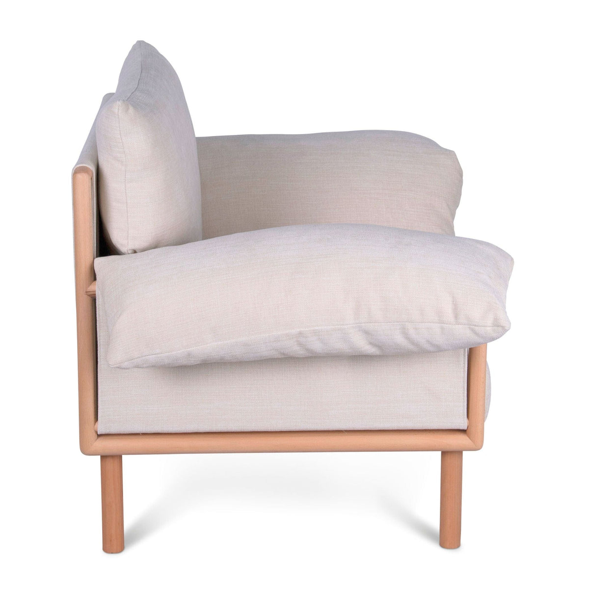 JCL002BN_2_1 Beige Fabric Armchair