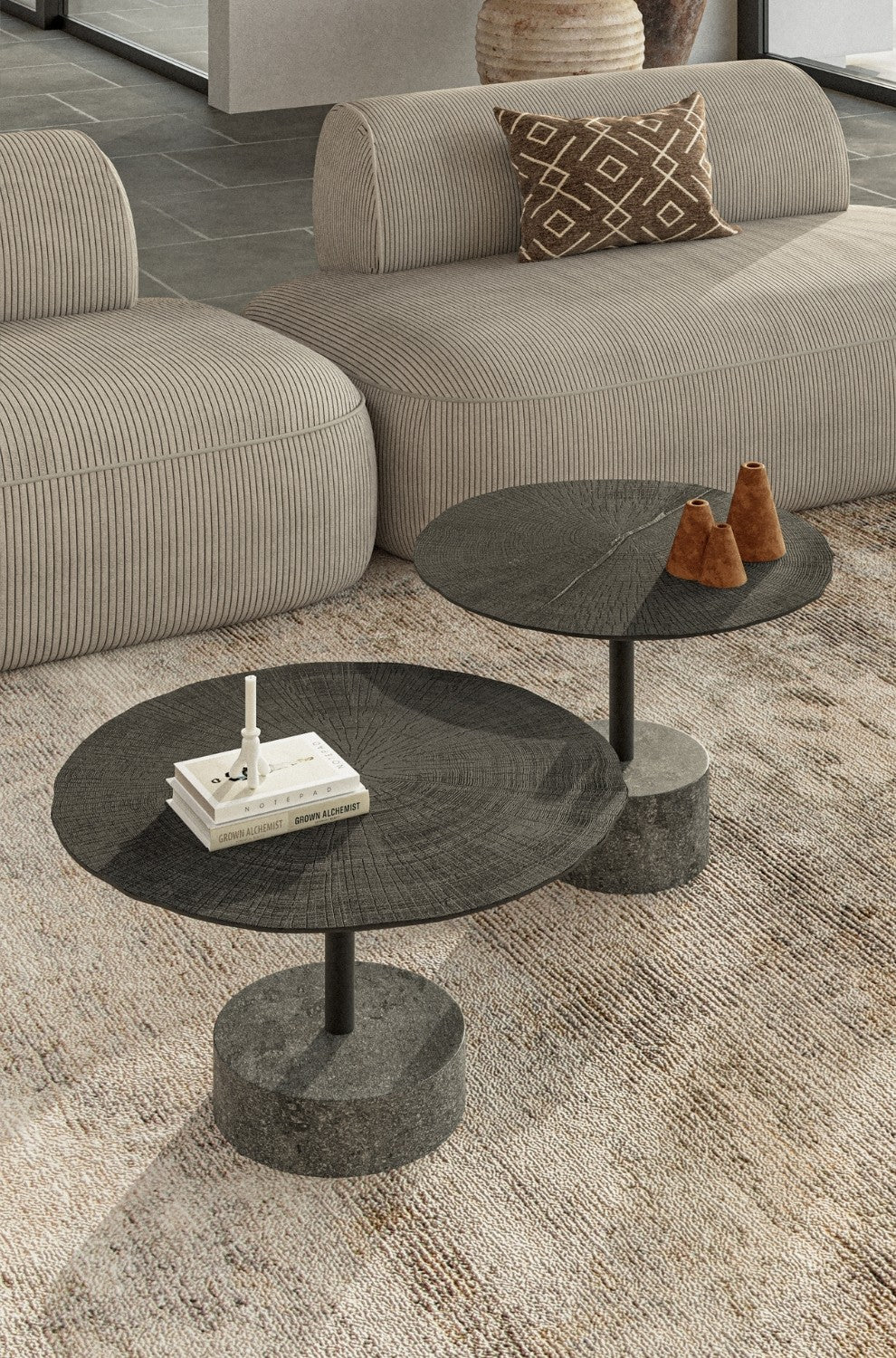 Tova Medium Table - Black