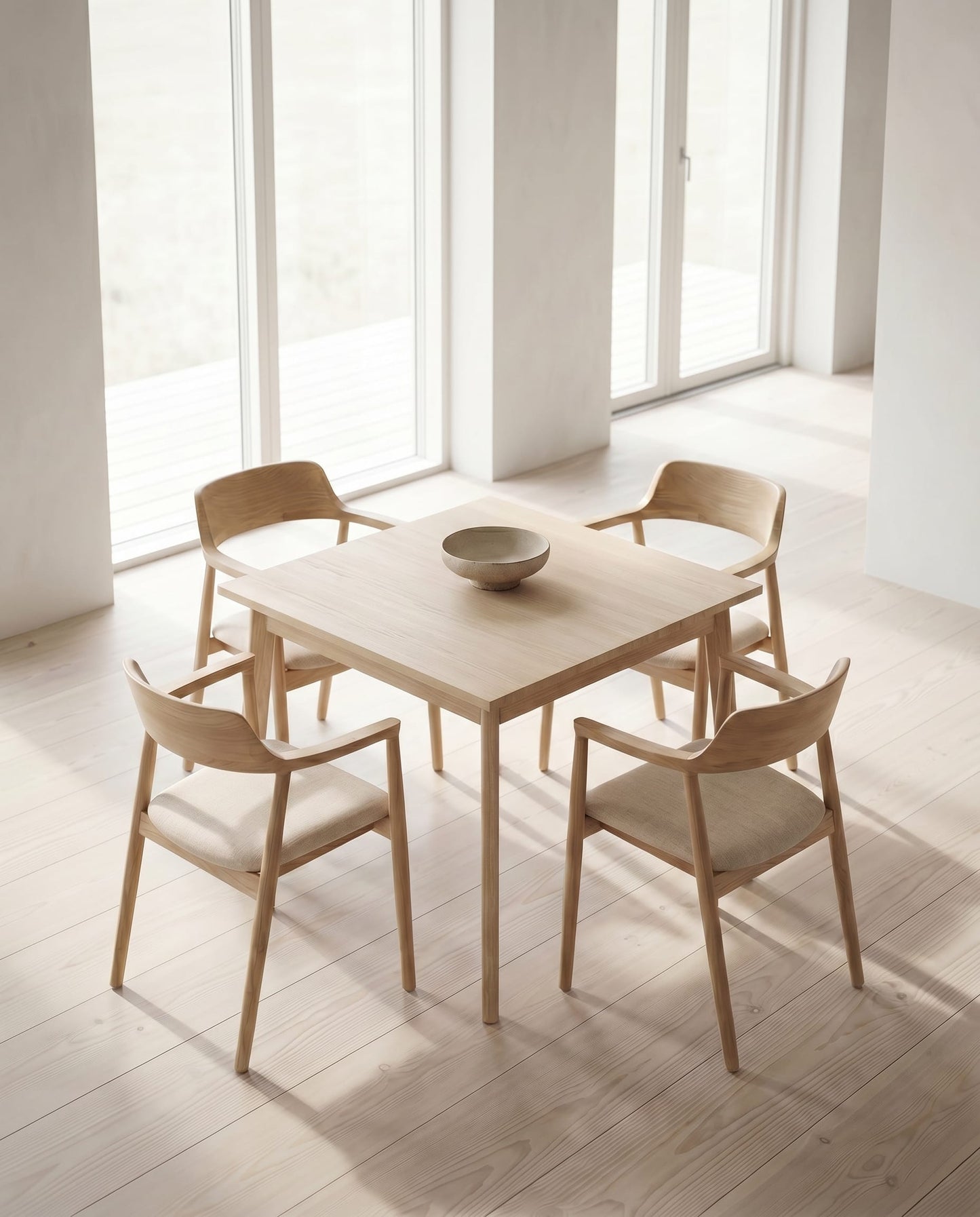 Circa Square Dining Table - European Oak
