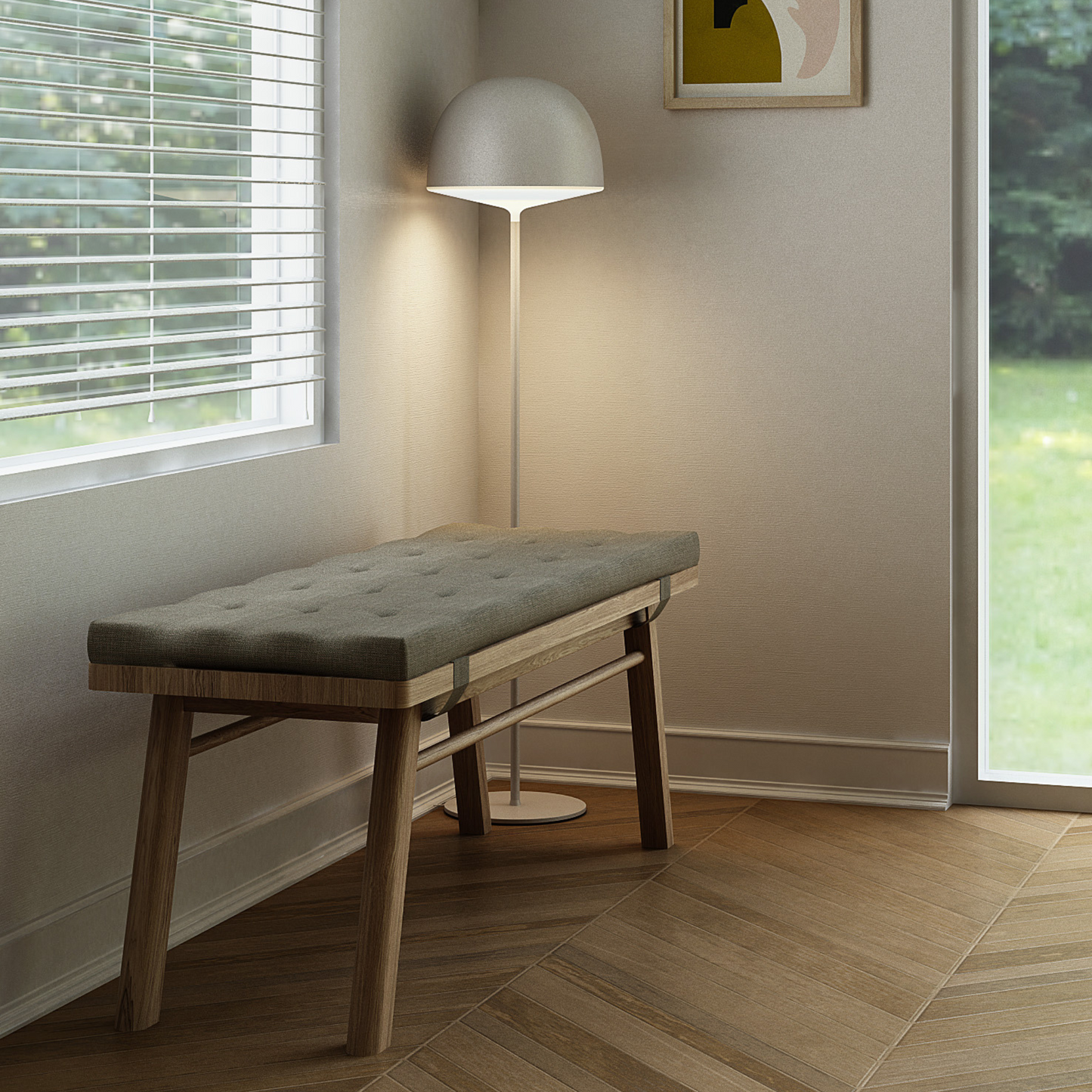 Circa Bench - European Oak