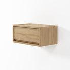 Hanging / Floating cabinet with drawer in European Oak Timber