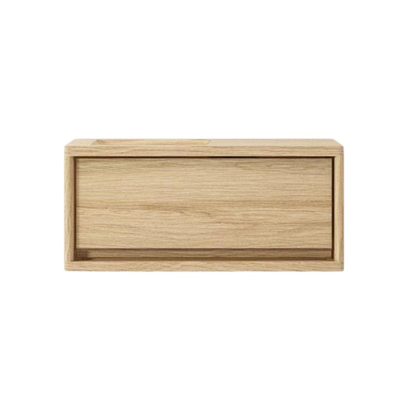 Wooden drawer front view