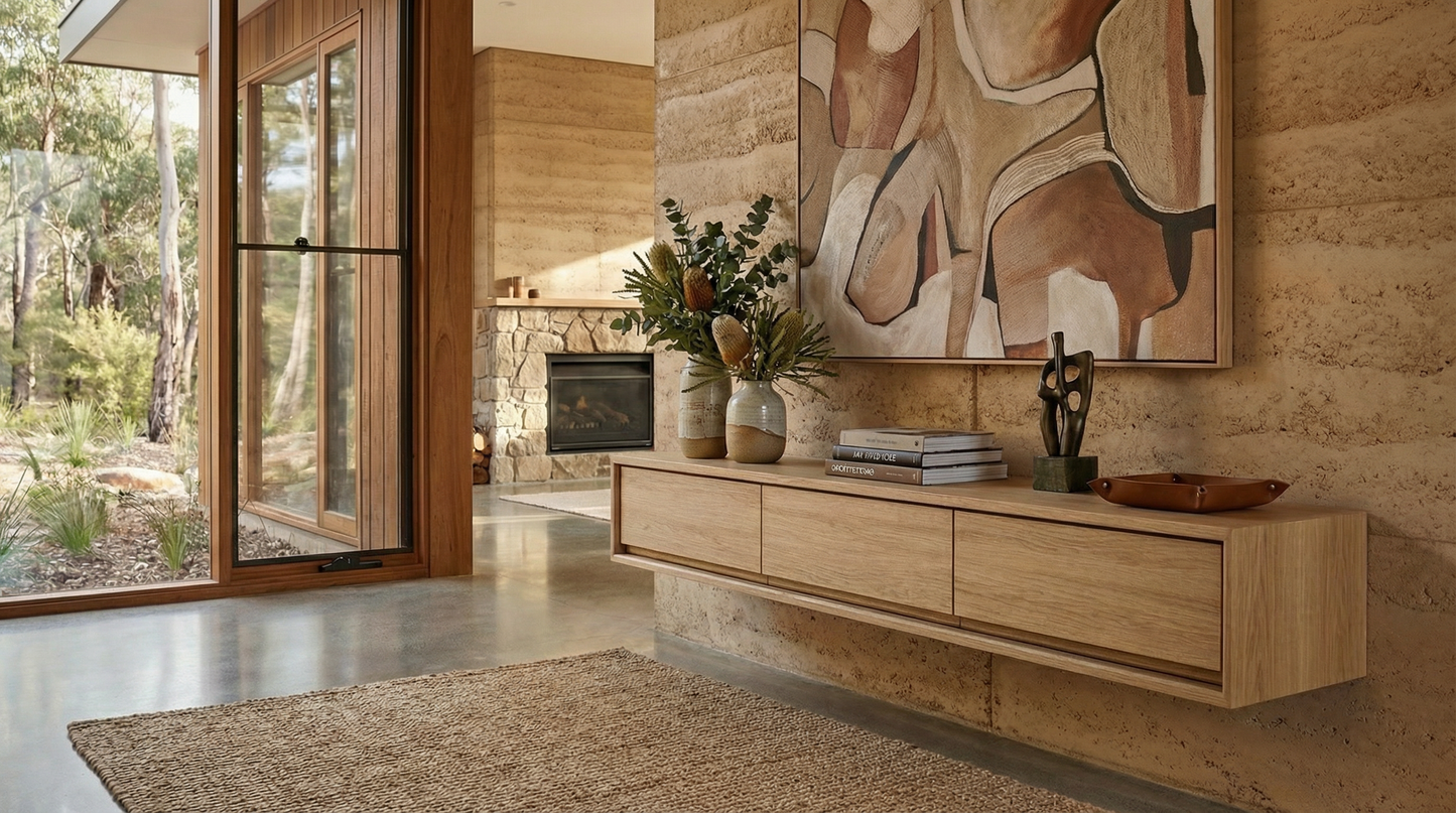 Circa Floating Cabinet Module 6  - European Oak