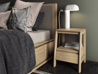 KCC25O-INSITU bedroom with bedside table and lamp