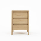 KCC26O_1 Oak 3-Drawer Nightstand