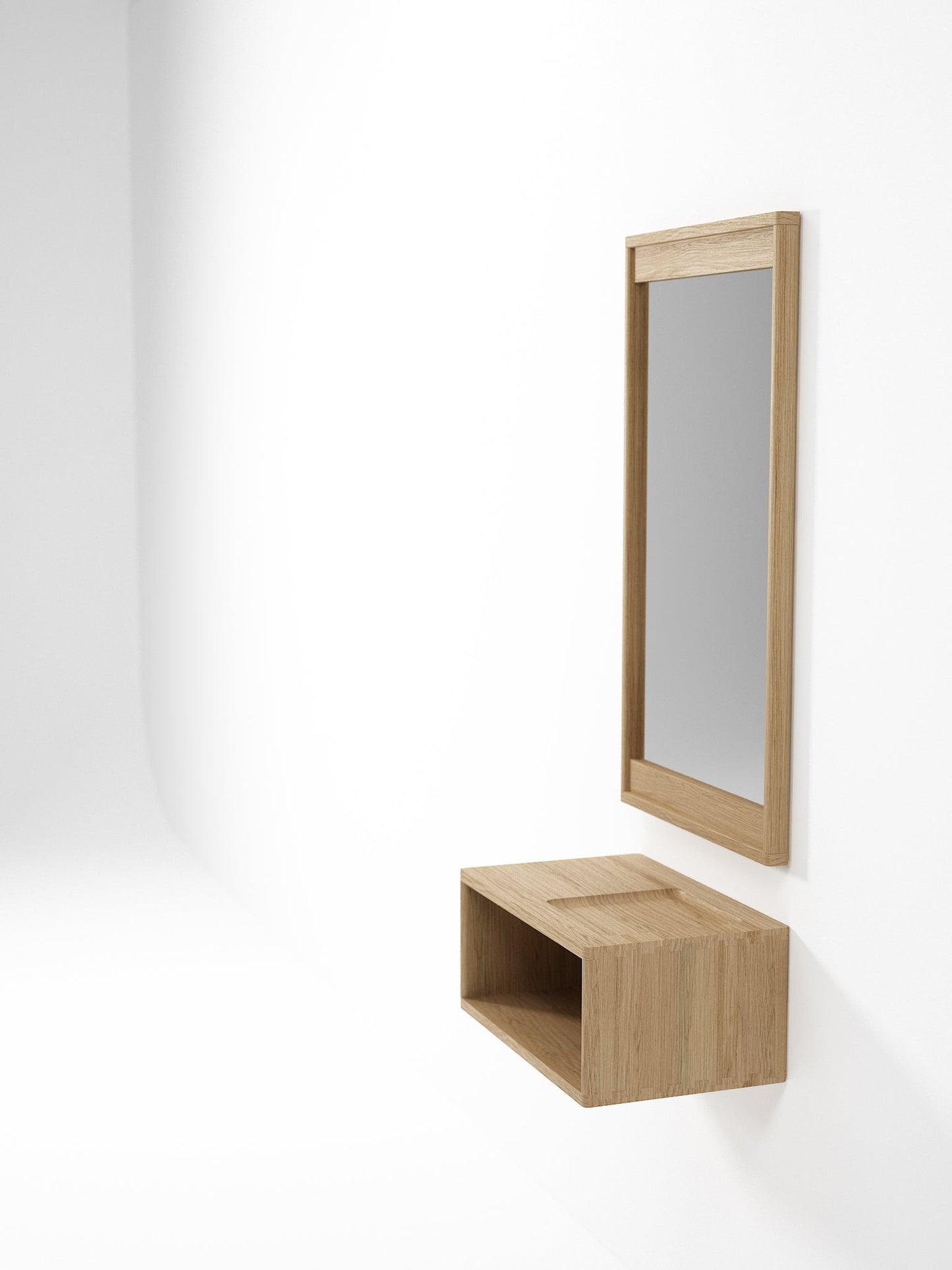 Circa Hanging Mirror 1 - European Oak