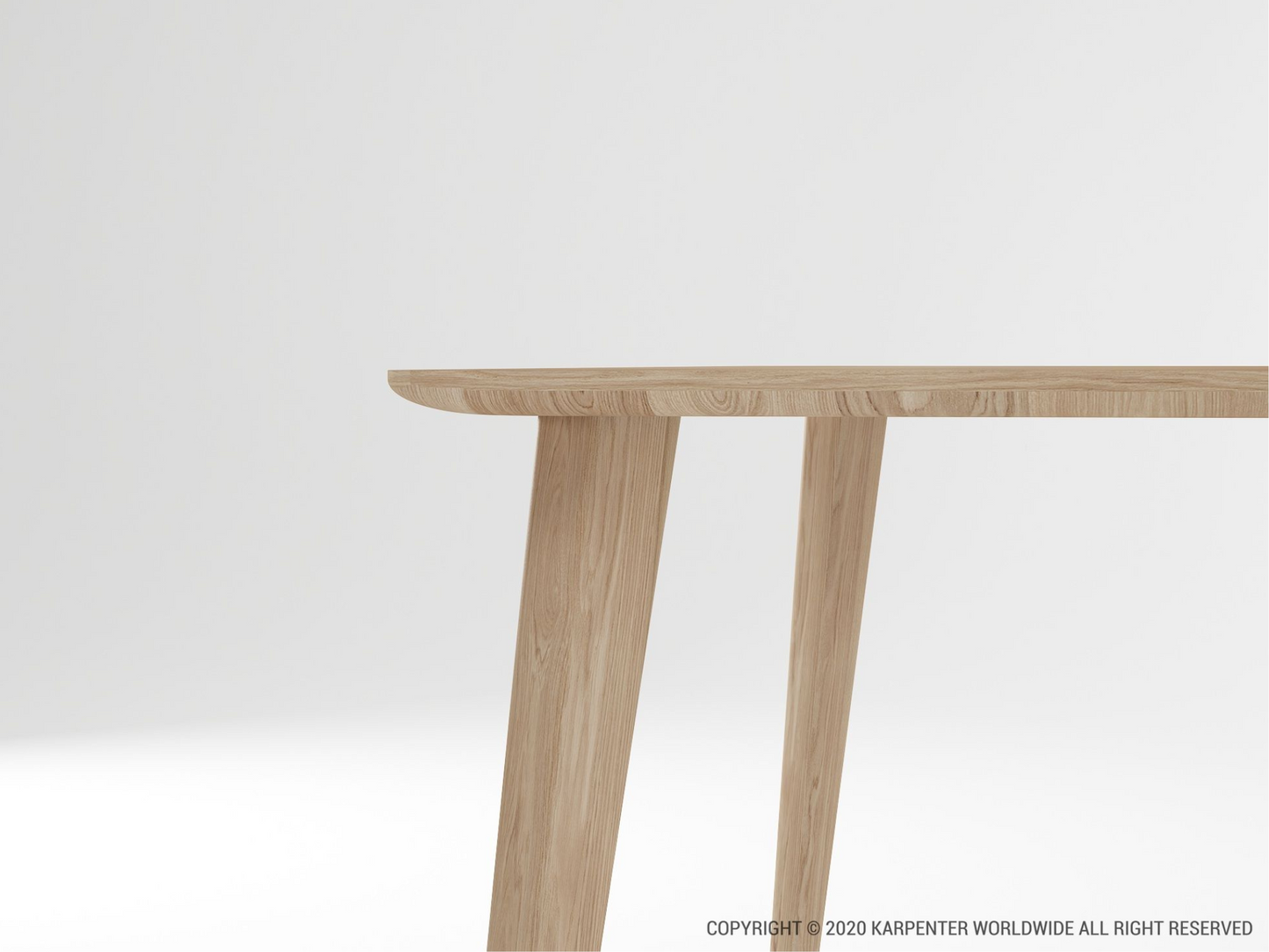 Domani Dining Table - European Oak