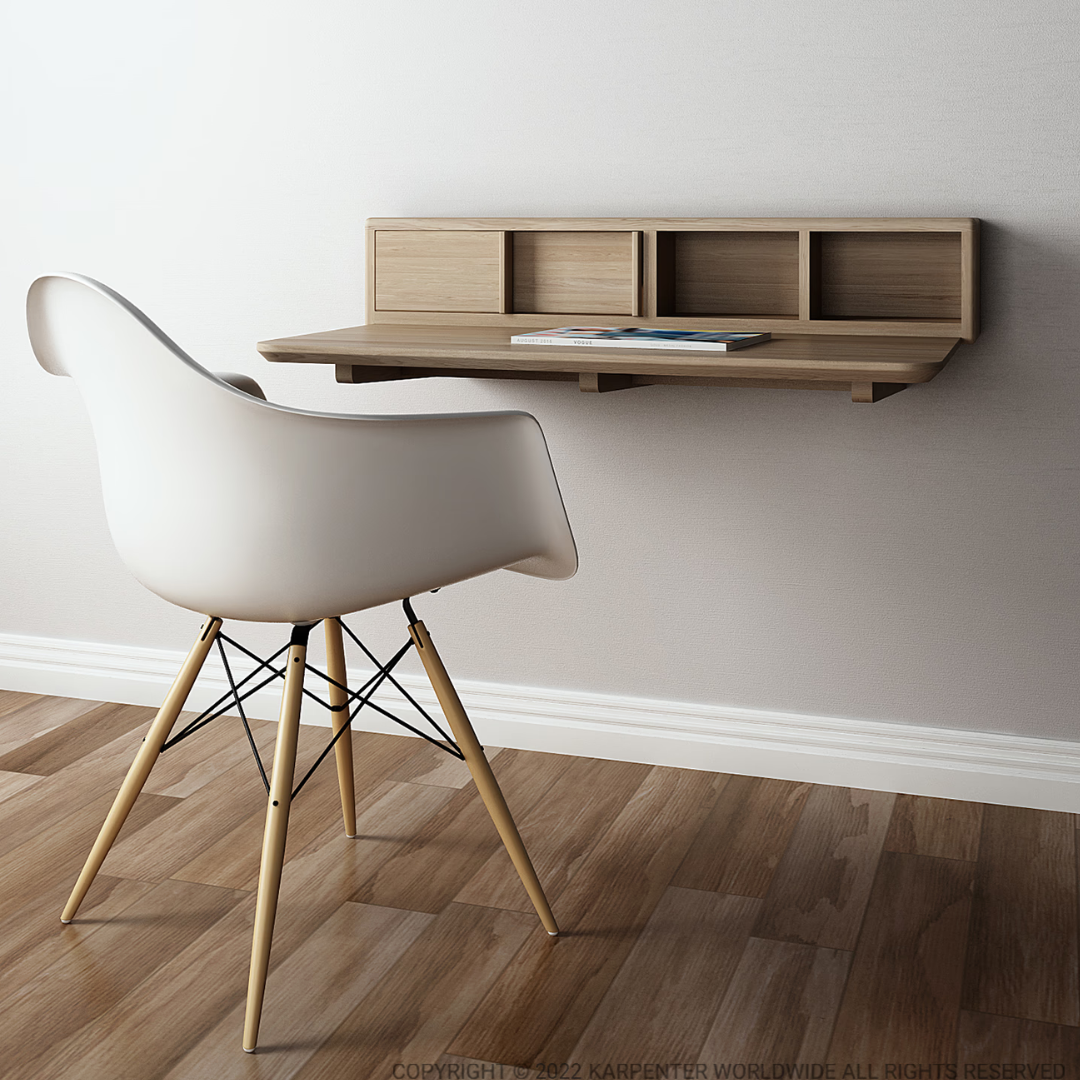 East Hanging Desk - European Oak