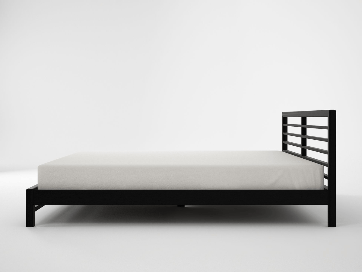 KJ006SB-1 Black Metal Bed Frame
