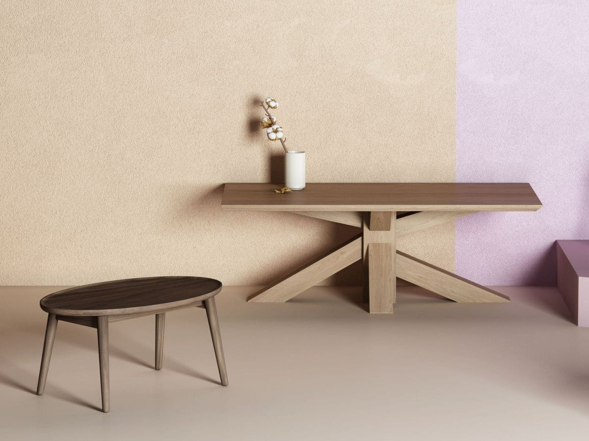 KKI02T - modern wooden table and coffee table set