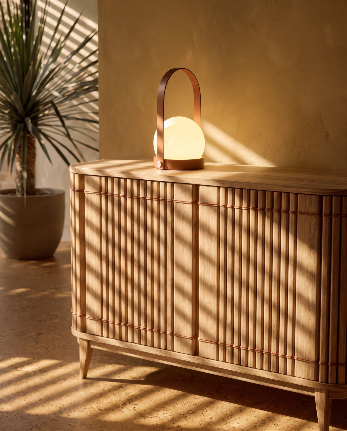 Koppar Sideboard with 2 Doors - European Oak