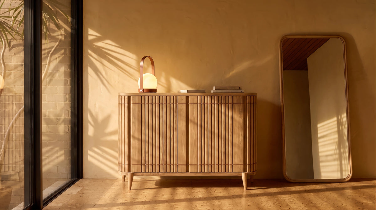 Koppar Sideboard with 2 Doors - European Oak