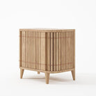 KKP04O_1 Wooden cabinet with vertical slats