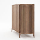 KKP07T-3 wooden cabinet with vertical slats