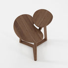 KLP02T-1 Wooden side table with organic shapes
