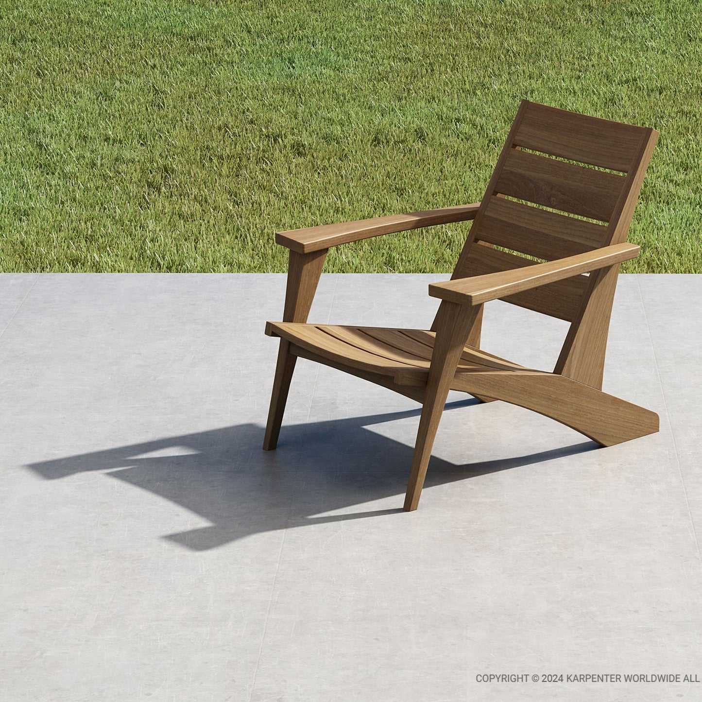 Idle Moose Outdoor Easy Chair - FSC Teak