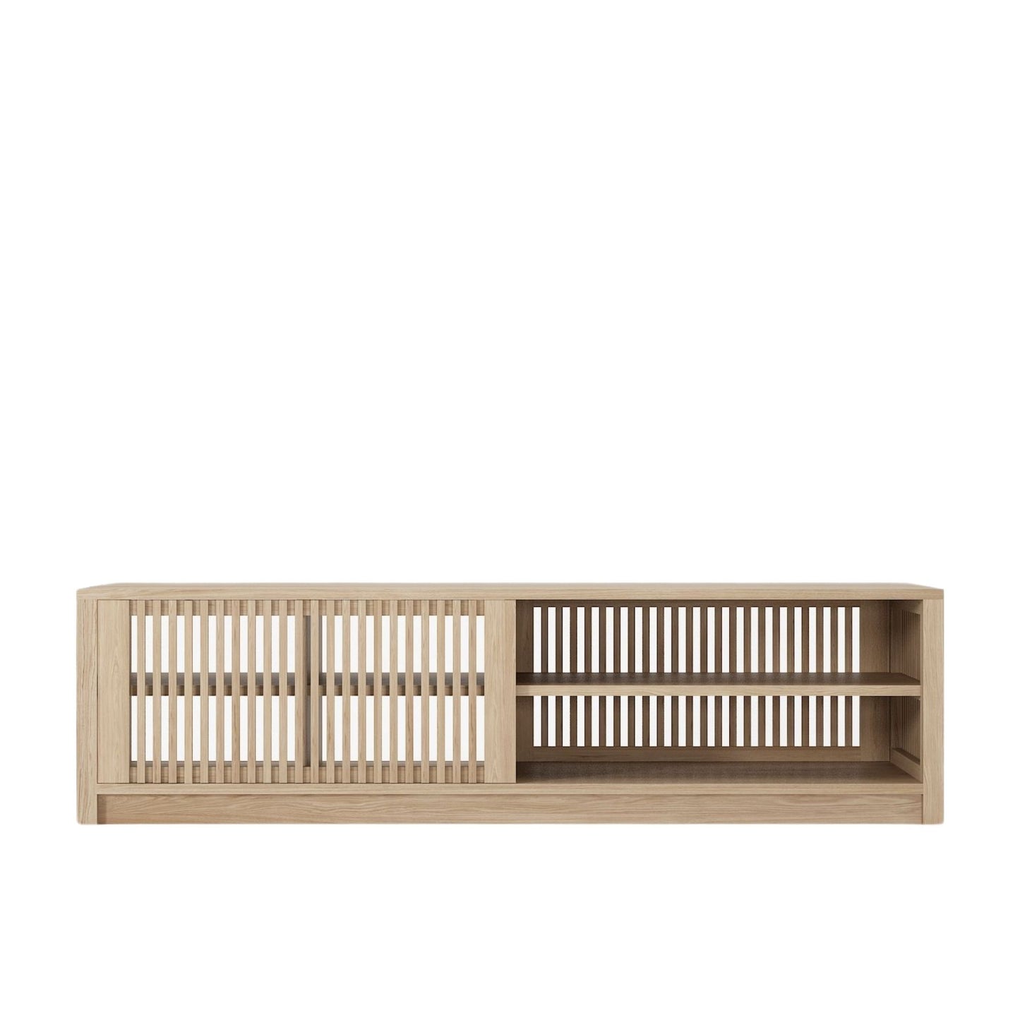 Ray Open TV Unit - European Oak