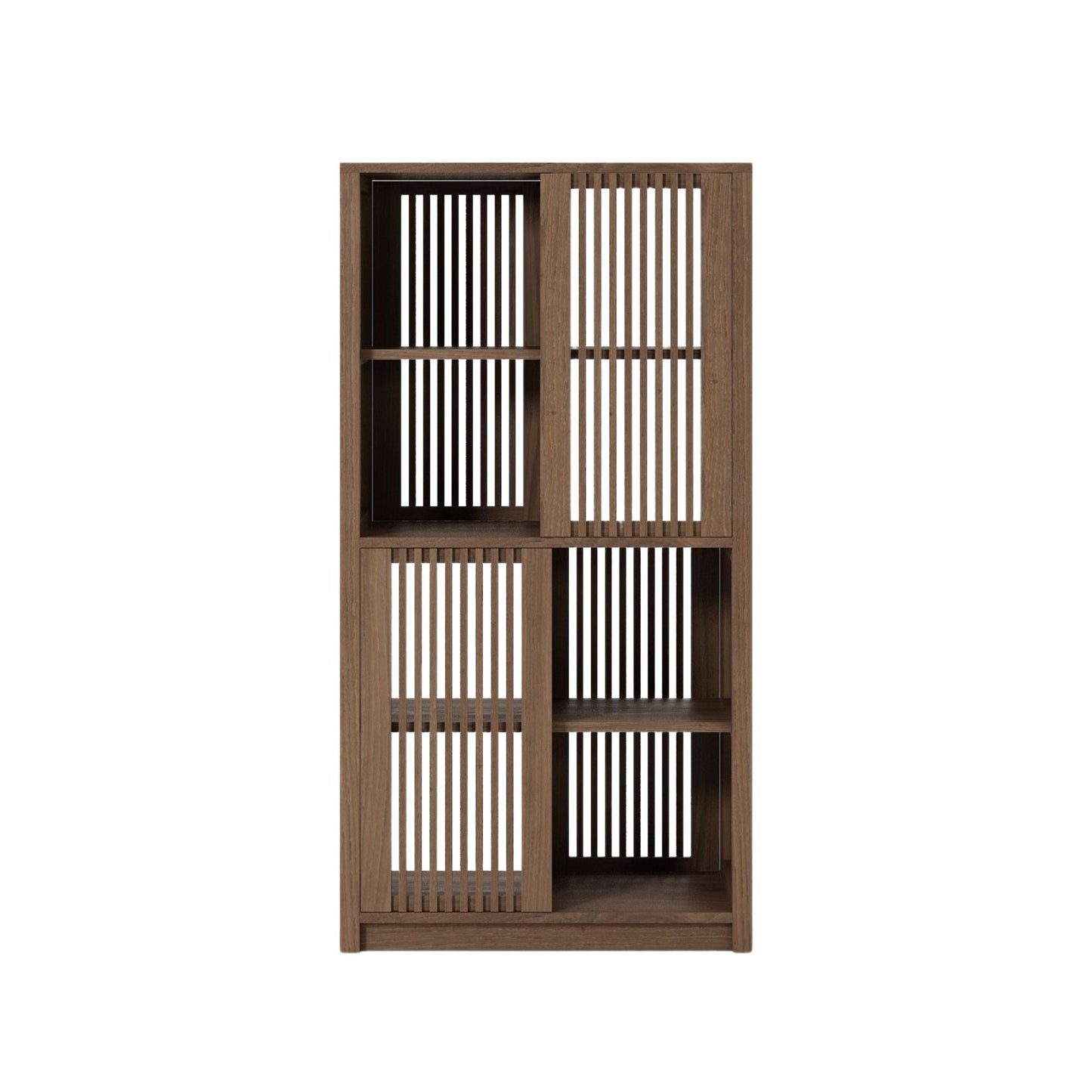 Ray Open Tall Cabinet - Teak