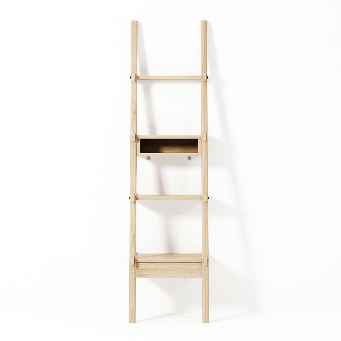 Simply City Ladder Shelves - European Oak