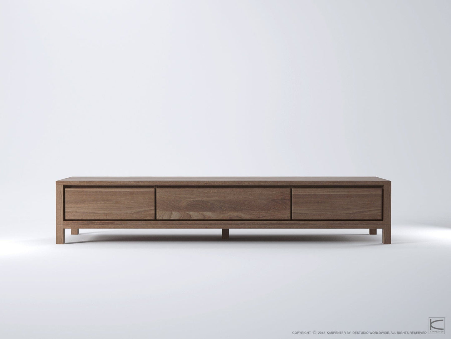 KSD007T-2 wooden media console with drawers
