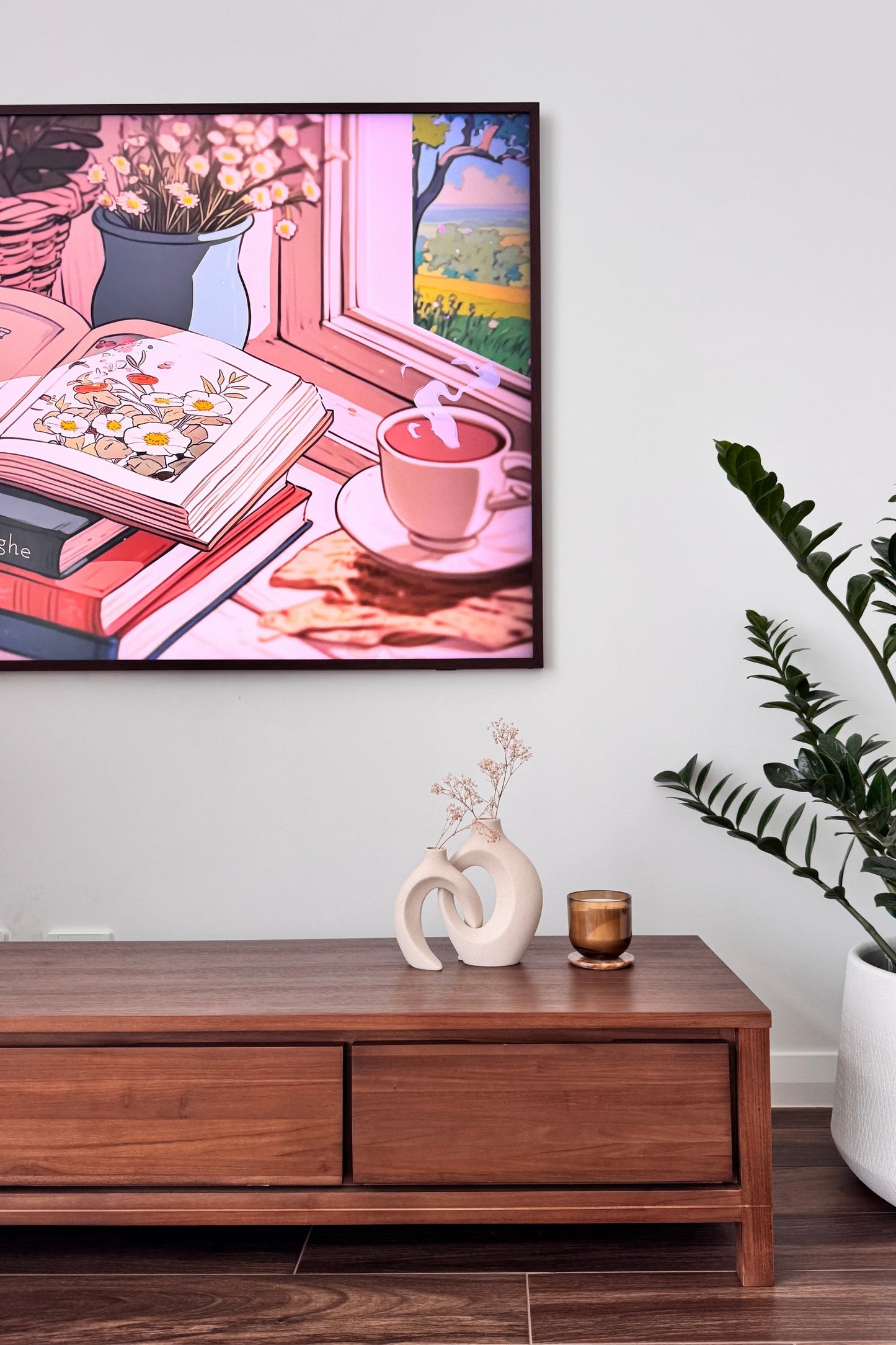 Solid TV Unit  - FSC Recycled Teak