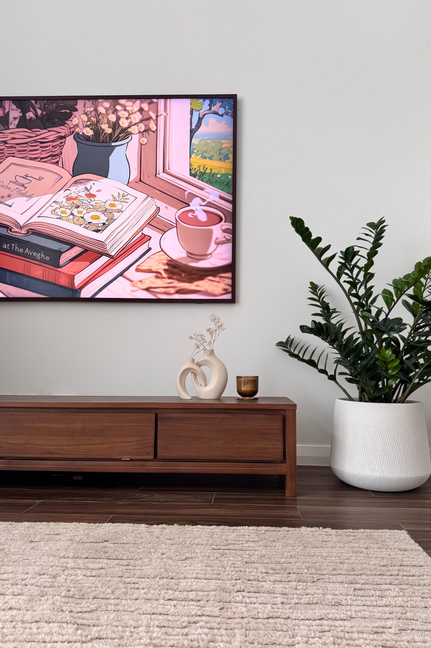 Solid TV Unit  - FSC Recycled Teak