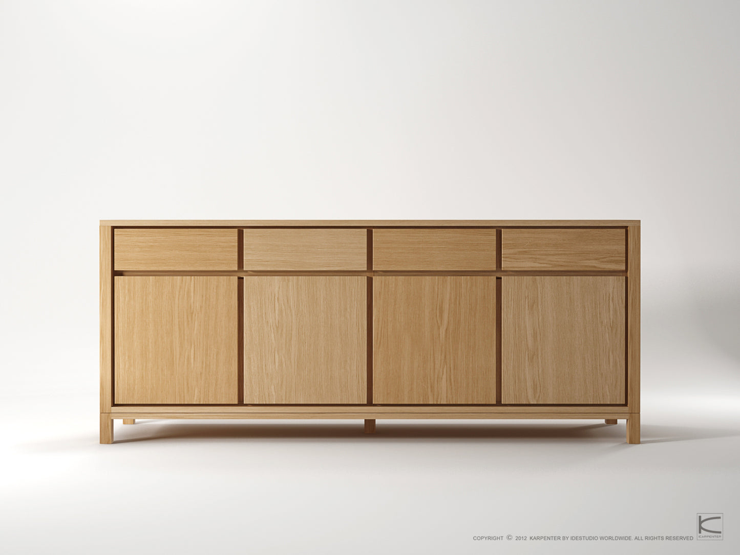 Solid Sideboard - European Oak