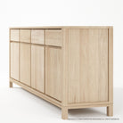 KSD009O side cutout of light wood cabinet