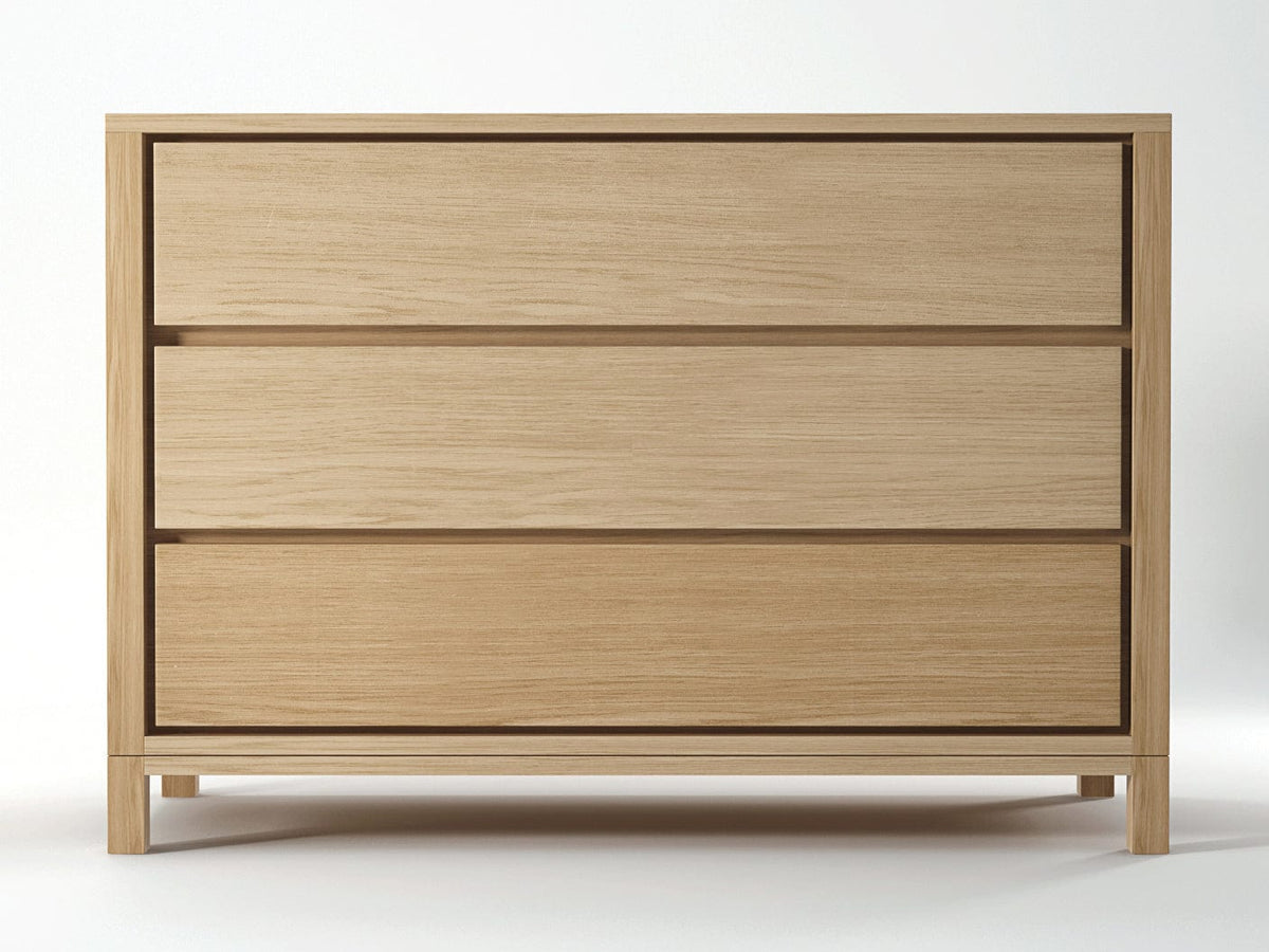 KSD013O - Light Oak 3-drawer dresser