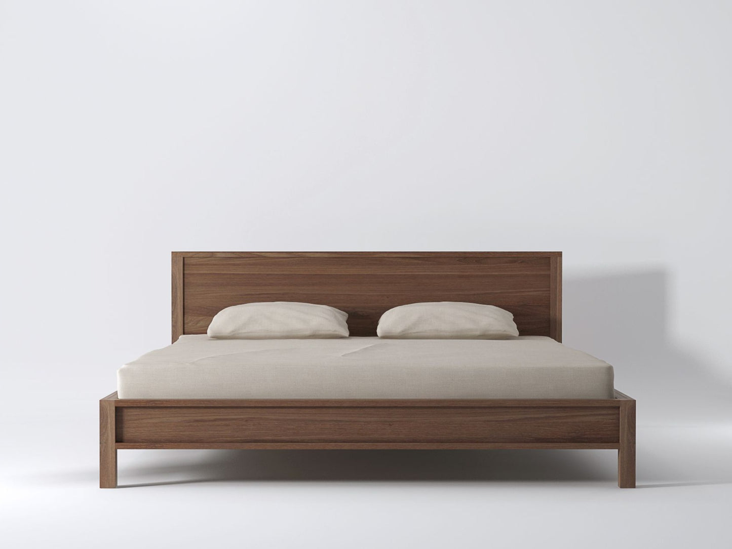 Solid Queen Bed  - FSC Recycled Teak