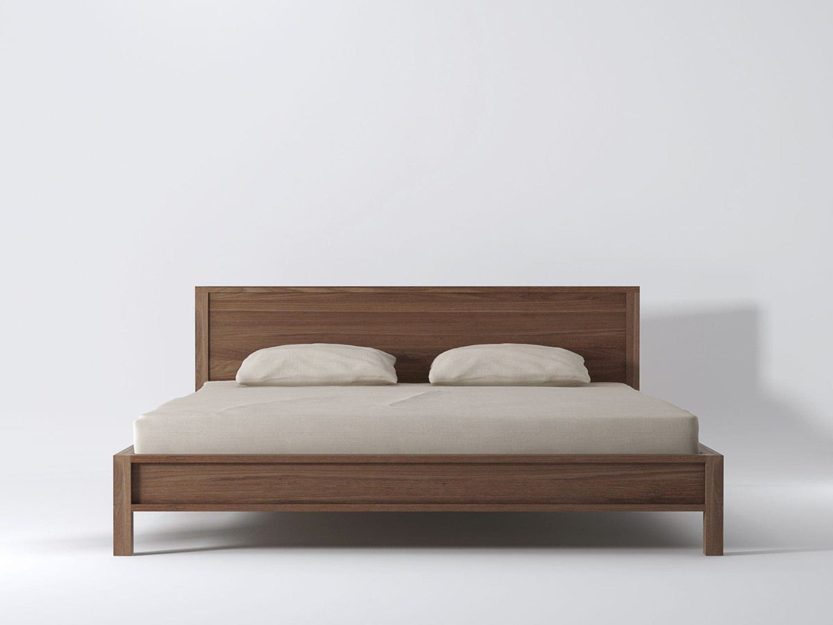 KSD017T Front View - Modern Wooden Bed