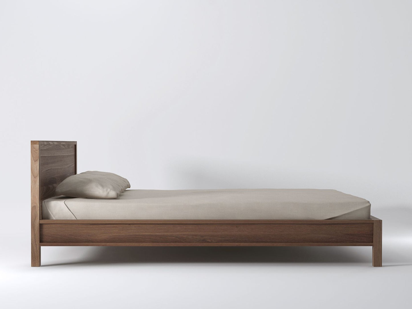 Solid Queen Bed  - FSC Recycled Teak